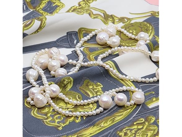 KK LifeStyle Pearl Necklace 38"