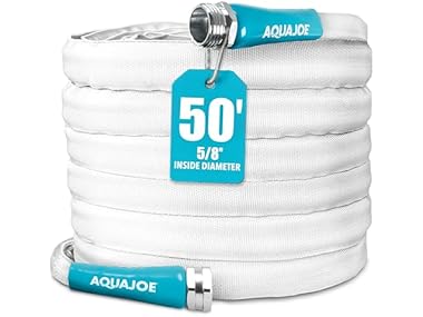 $16.99, Was $49.97, 65% Off! Aqua Joe 50-Foot Expandable RV Hose dealfomo