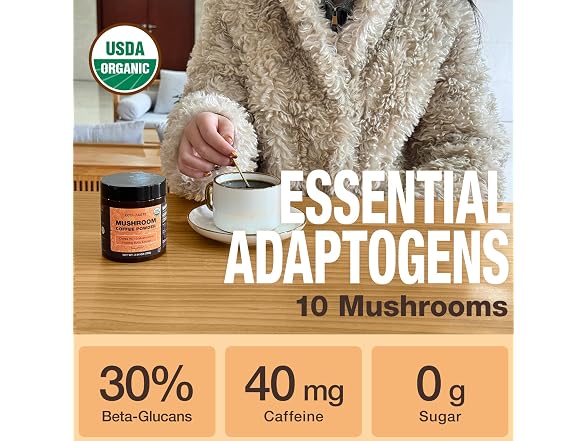 ECO-TASTE Organic Mushroom Coffee
