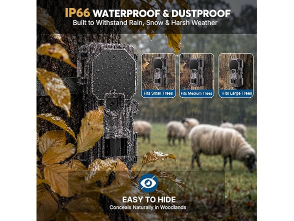LynHawk Mini Trail Camera IP66 0.1s