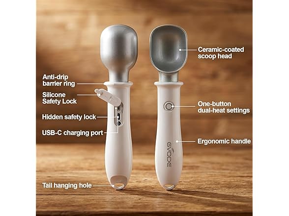 Heated Ice Cream Scoop