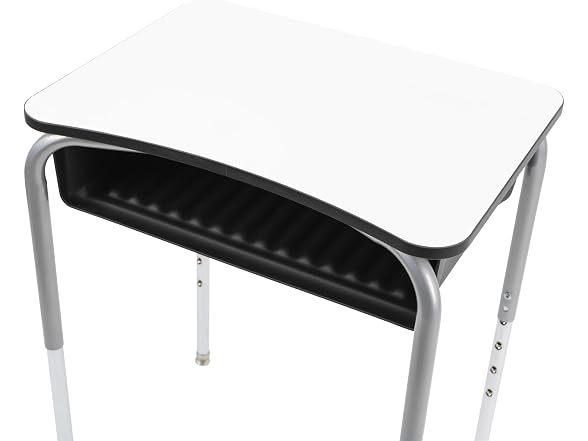 FDP 18" x 24" Belly Curve Classroom Open Front Desk Whiteboard