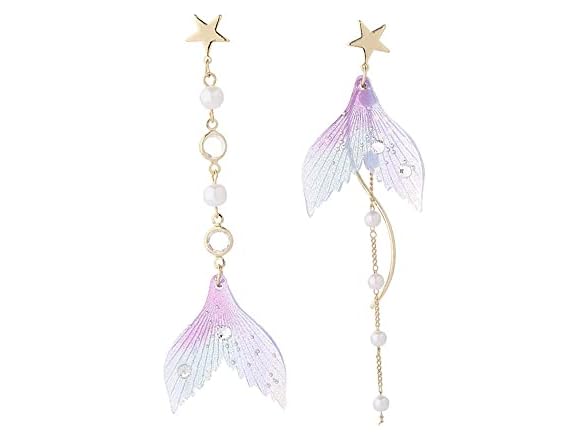 Colorful Fishtail Earrings for Women
