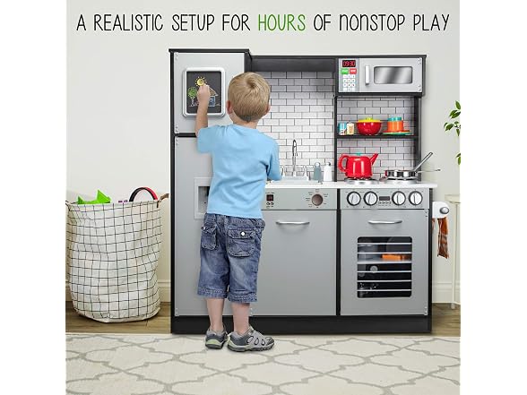 Wooden Kitchen Play Set