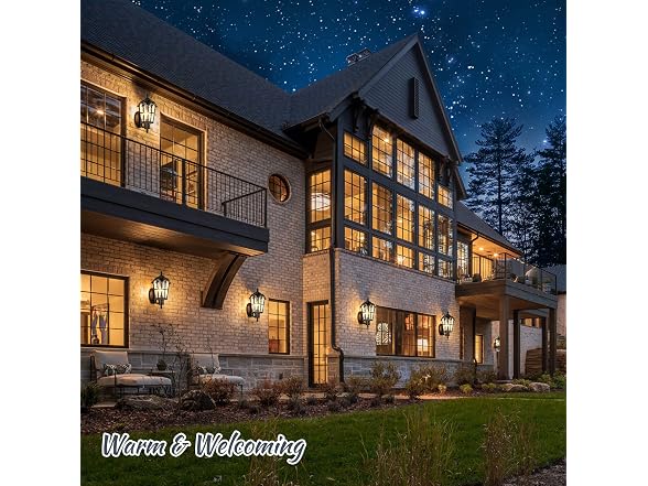 Sucolite 16in Outdoor Wall Lantern Black