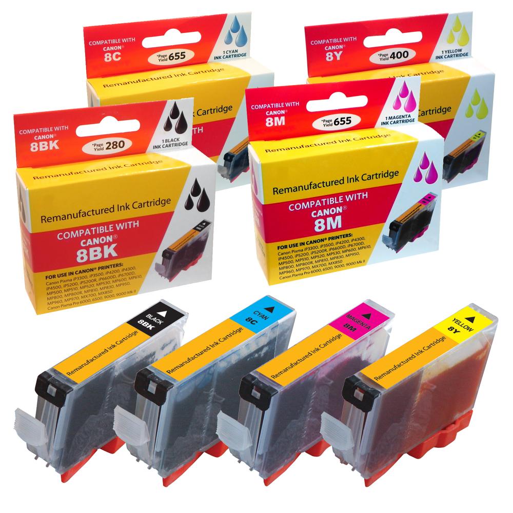 Compatible Canon CLI-8  Ink Cartridge combo - Gallery 2