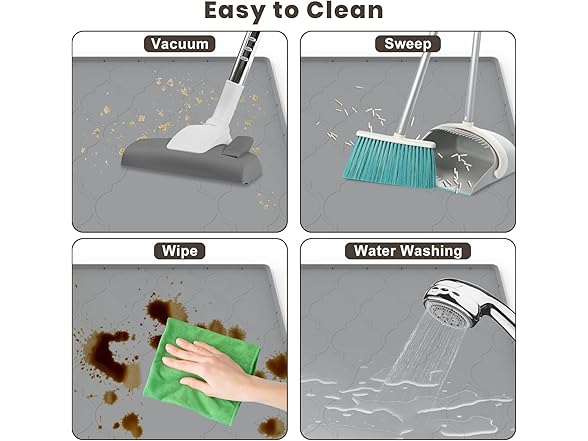 kixcvdm Cat Mat for Litter Box