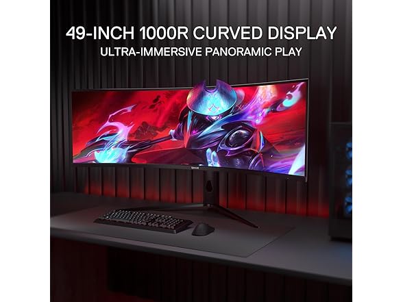 Redragon 49" DQHD Curved Gaming Monitor