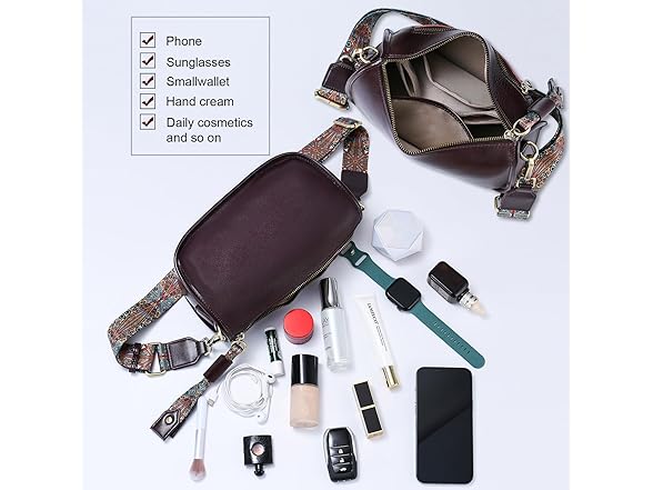 Yonami Genuine Leather Crossbody Bag