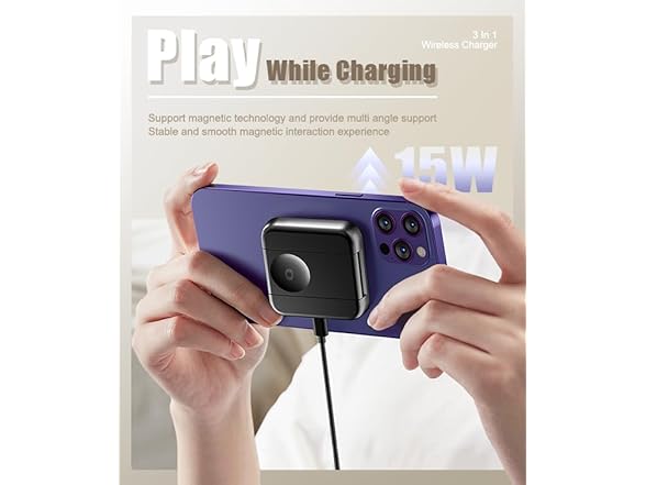 NiiTTER 3-in-1 Magnetic Charger Stand