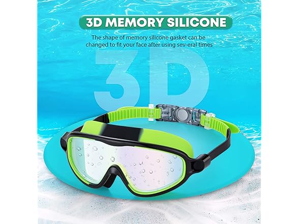 portzon Kids Swim Goggles Anti Fog