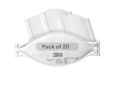 $9.99, Was $18, 44% Off! 3M Aura Particulate Respirator 9205+, N95 dealfomo
