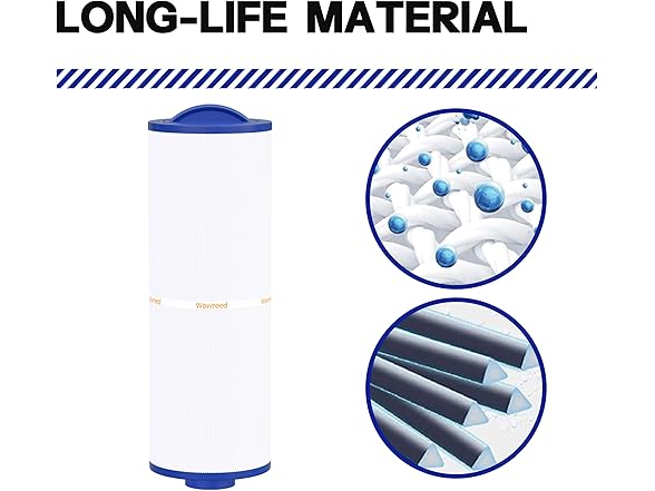 Wowreed Spa Filter PWW50L 50sqft 2Pk