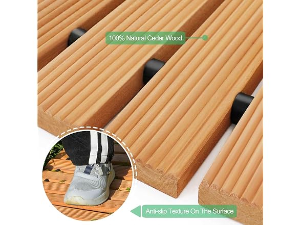 12' Roll-Out Cedar Garden Pathway