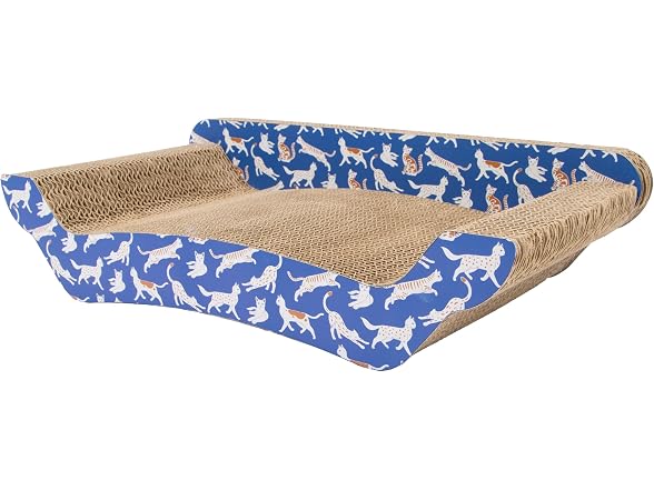 Kitty City Corrugate Sofa Lounger Cat Scratcher - Couch Bed
