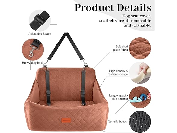 Wooaidagg Dog Car Seat