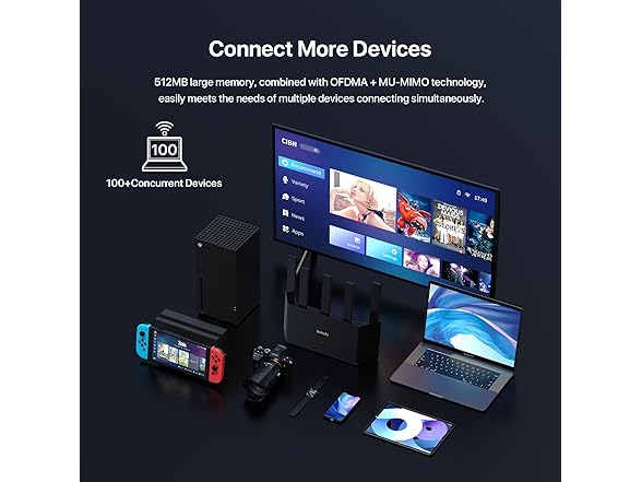 Tenda BE5100 Dual Band Wi-Fi 7 Router
