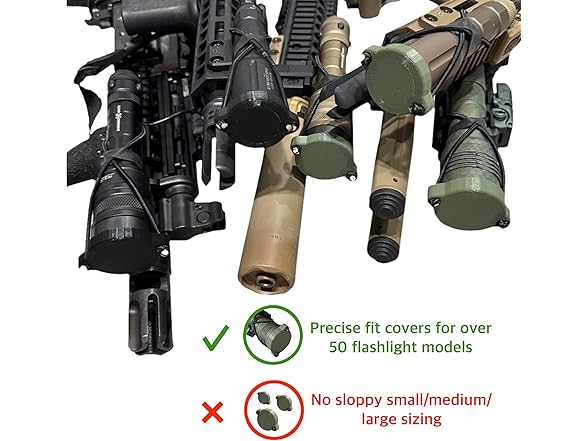 Light Cover Weapon Flashlight Black