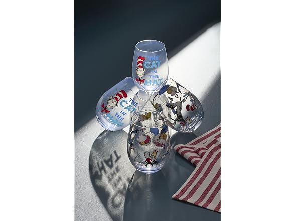Lenox Drinkware, Dr. Seuss' The Cat In The Hat Tumblers, Set of 4