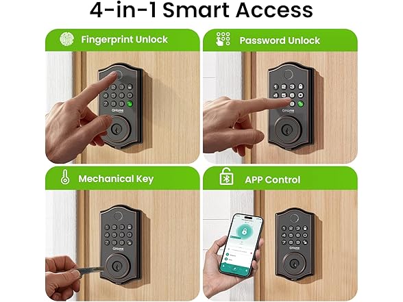 Ghome Smart Deadbolt Lock for Front Door