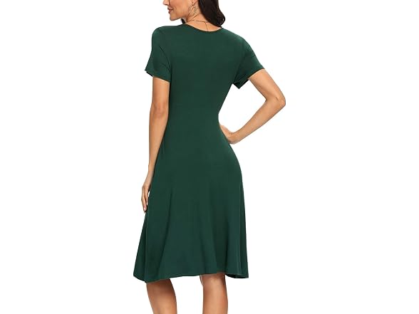 Lilbetter Women (L) Summer Tunic Top T-Shirt Dress