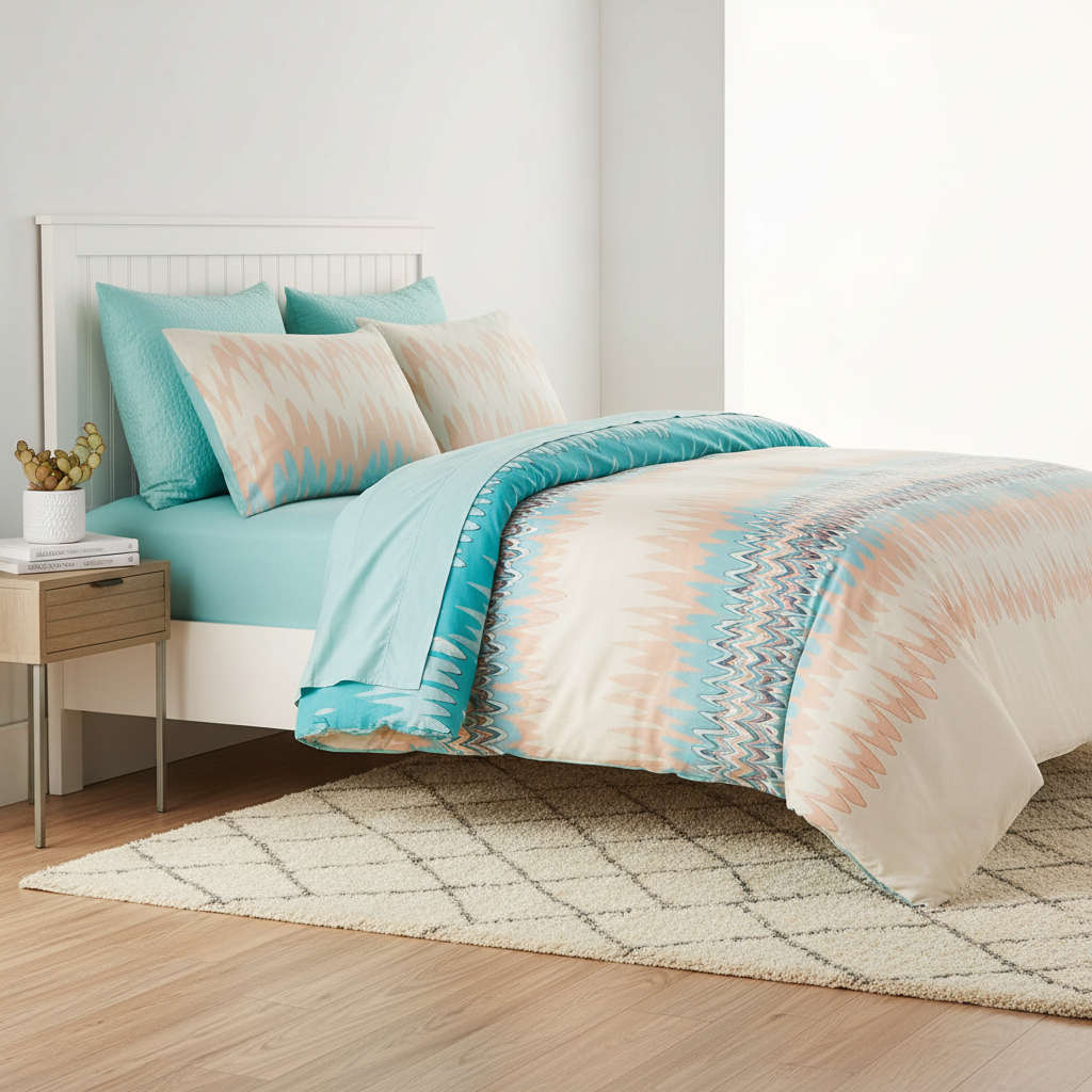 Kensie Ginny 3Pc Aztec Print Duvet Set - Gallery 7