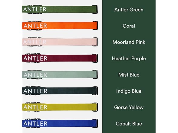 ANTLER Luggage Strap Moorland Pink 67"
