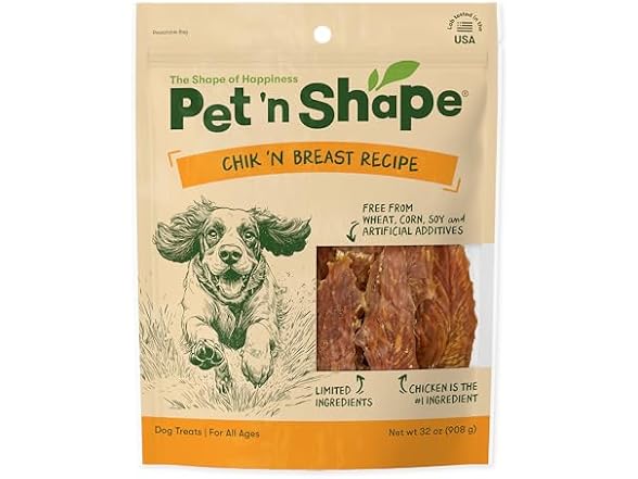 Pet 'n Shape Chicken Breast Jerky, 2 lb