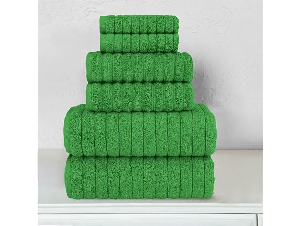 Elegant Comfort 100% Turkish Cotton 6-Pc Towel Set