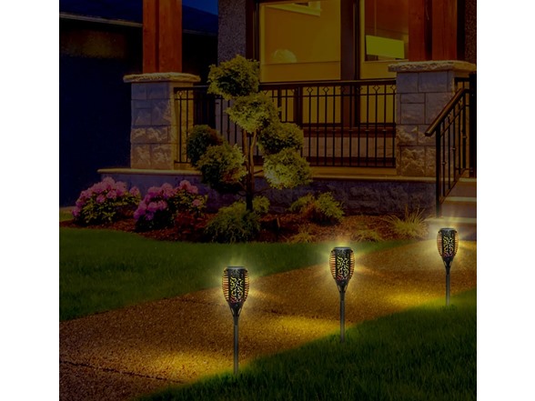 Aduro Solar Powered Flame LED Torch