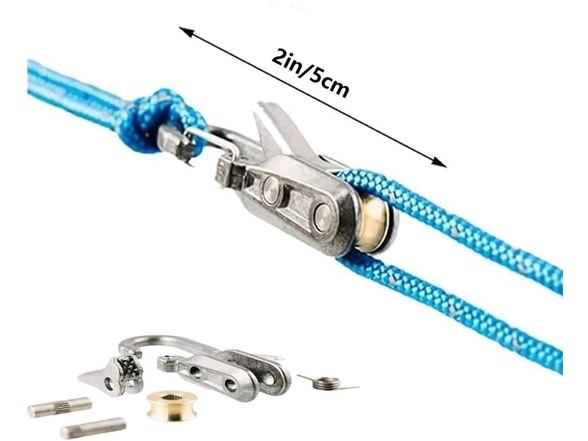 Outdoor Rope Tightener Kit with 6-Pack Roller Cinching Tool