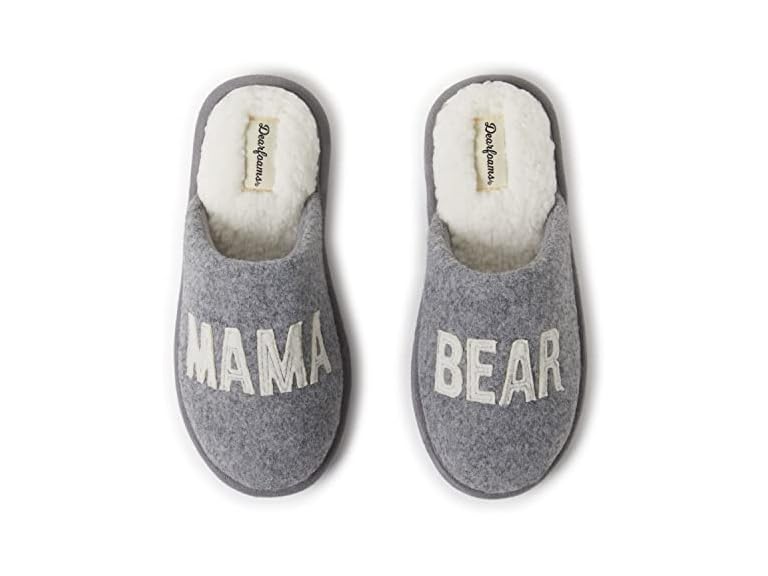 Dearfoams Women's Mama Bear Slippers