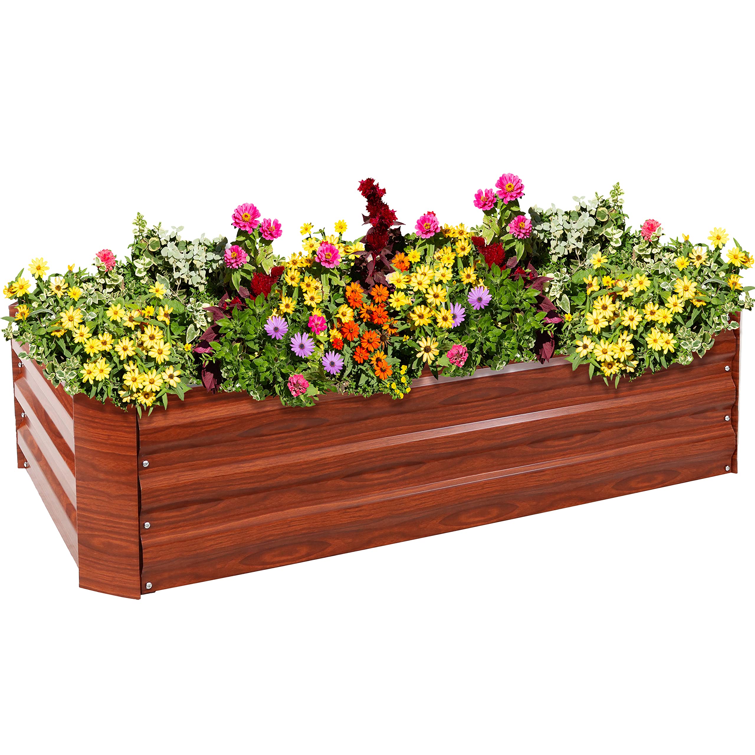 Sunnydaze 48" Galvanized Steel Raised Garden Bed - Gallery 15