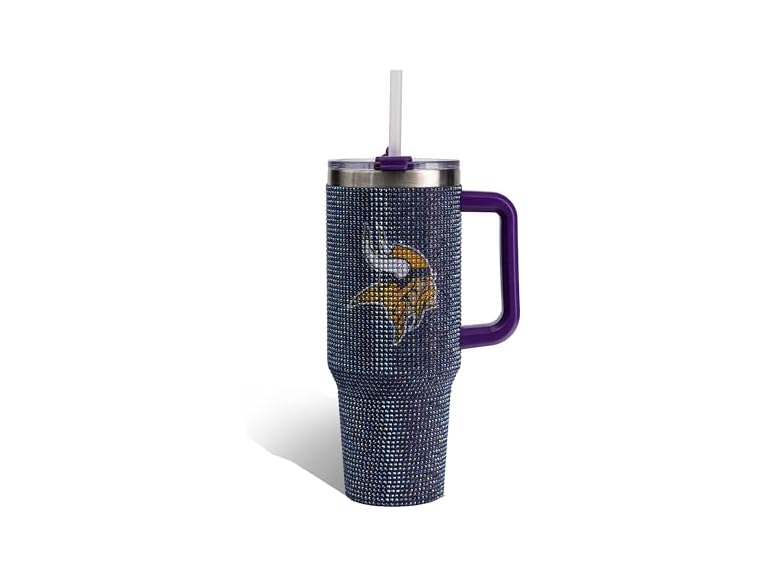MINNESOTA VIKINGS 40oz Bling Tumbler - Gallery 2