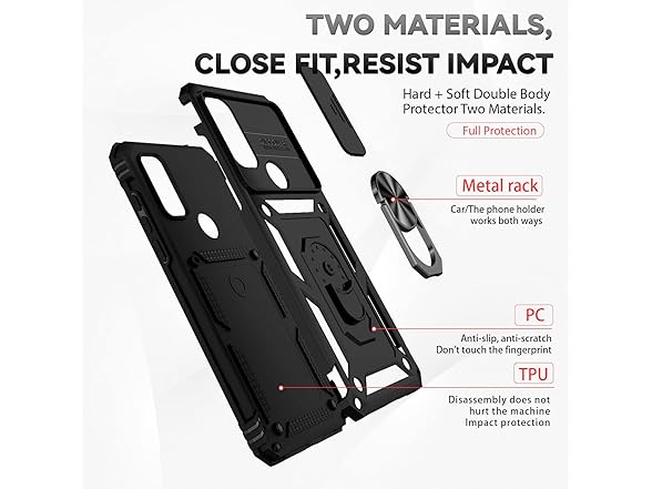 Motorola Moto Case w/Slide Camera Cover