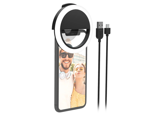Rechargeable Clip-on LED Selfie Light