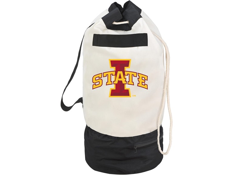 Smart Design Collegiate Heavy Duty Duffel Bag with Two Compartments 15 x 30 inch Canvas Officially Licensed Logo