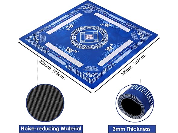 HYXFJITS Mahjong Mat for Table