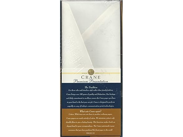 Crane & Co. Pearl White #10 Envelopes