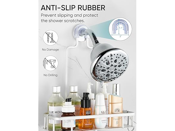 Cobbe Anti-Swing Shower Caddy