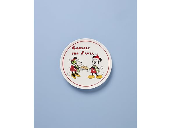 Lenox Disney Cookies for Santa Plate