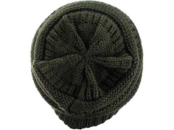 C.C (OS) Trendy Chunky Soft Skully Dark Olive