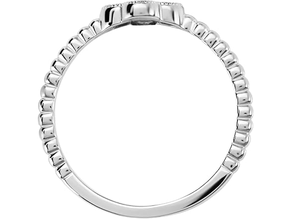 Amazon Essentials Silver Clover Ring