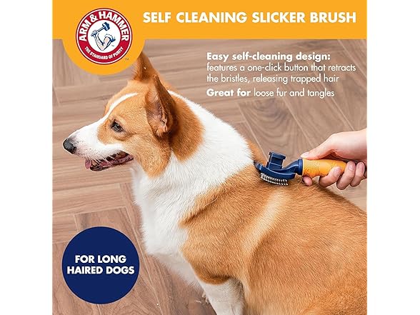 Arm & Hammer Deodorizing Slicker Brush for Dog