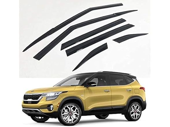 AUTO CLOVER Side Rain Guards Wind Seltos