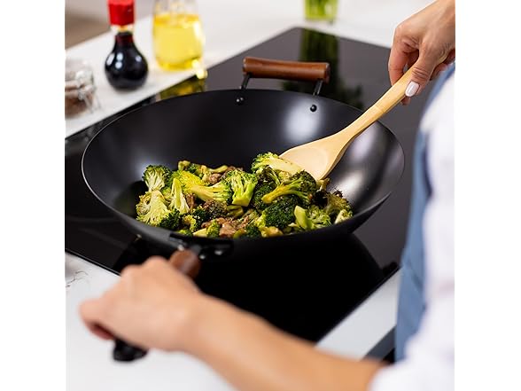 Joyce Chen 14-Inch Ceramic Nonstick Carbon Steel Wok