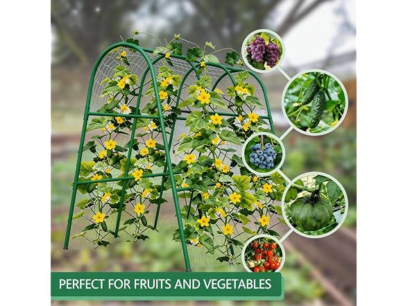MilleLoom GAR-65 MilleLoom Garden Arch Trellis 4x5.3ft