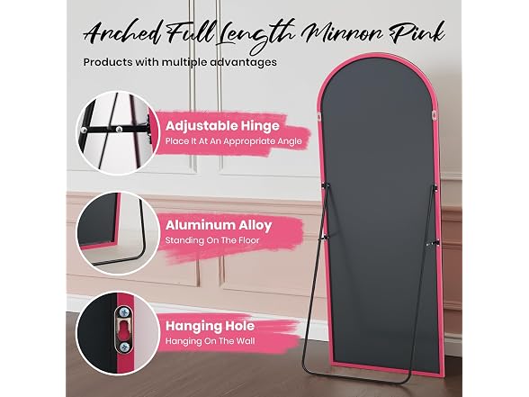 Anpark 28x71 Arched Full Length Mirror