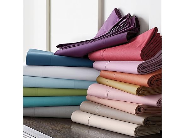 Elegant Comfort 2-Pk Flat Sheet, King