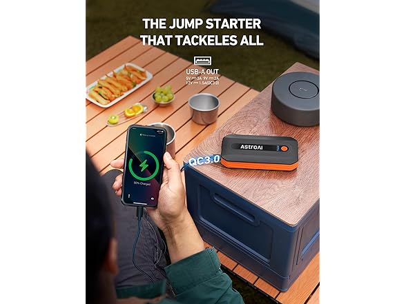 AstroAI B8 3000A Car Jump Starter